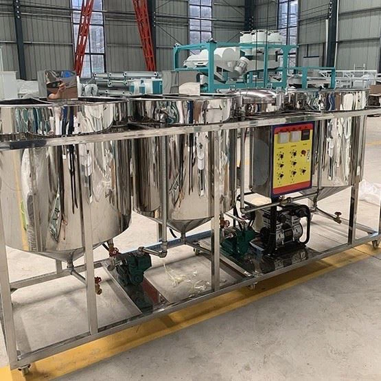 Peanut Oil Refining Machine Plant