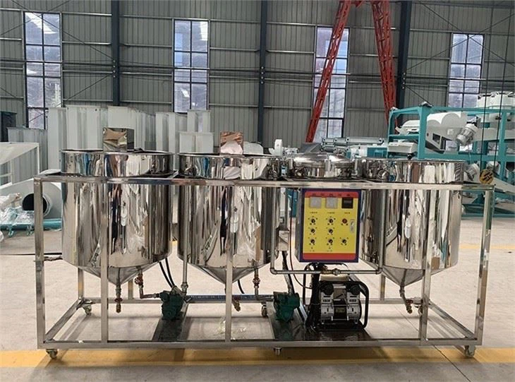 Vegetable Oil Refining Plant Machine